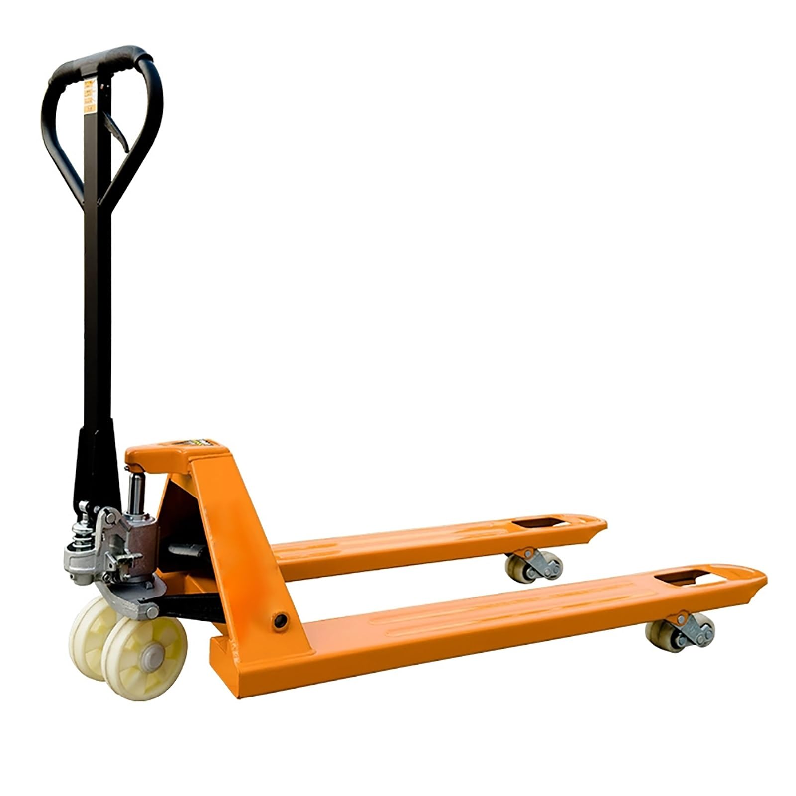Martinetto manuale standard per carichi pesanti con ruote in nylon per movimentazione efficiente del magazzino e smistamento logistico (dimensioni)