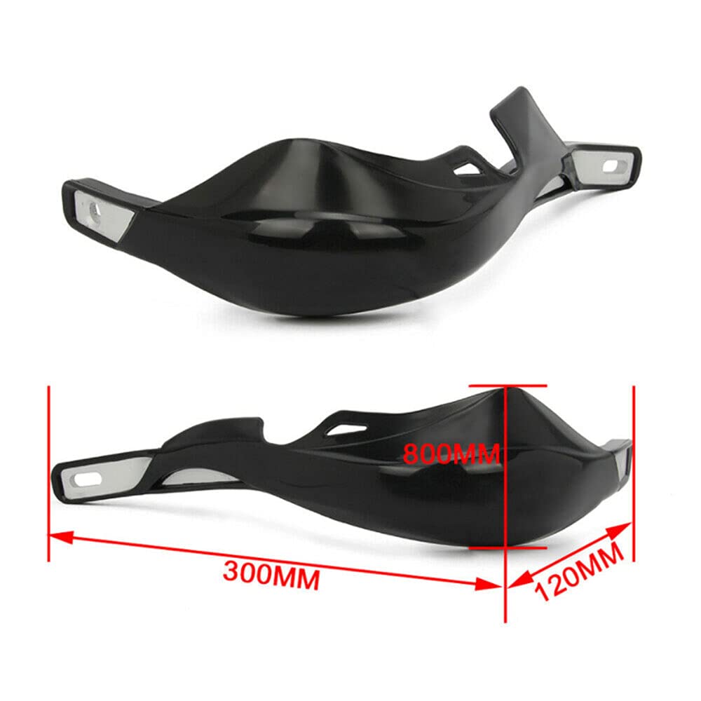 MASO 2 pièces Universelles de Protection de Guidon pour Moto, Protections de Guidon en Alliage d'aluminium pour Moto tout-terrain, Dirt Bike, ATV