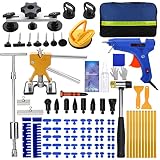 Teen Dream 97PCS Paintless Auto Body Dent Puller Kit, Car Dent Removal Kit with Golden Lifter Bridge