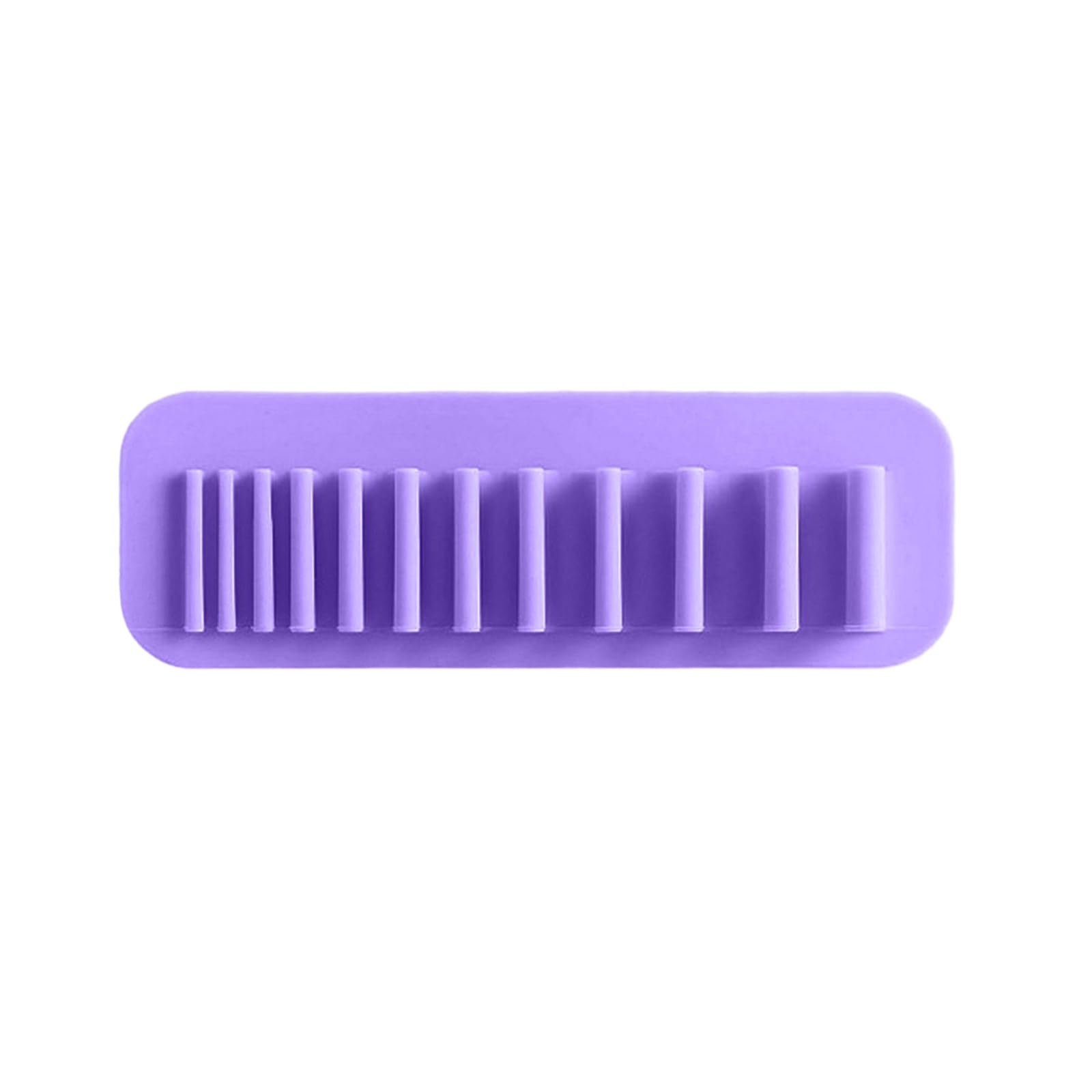 CRFFZ Wall-Mounted Makeup Brush Organizer Silicone Cosmetic Storage Rack Drying Hanging Brushes Holder Silicone Holder Cosmetic Storage