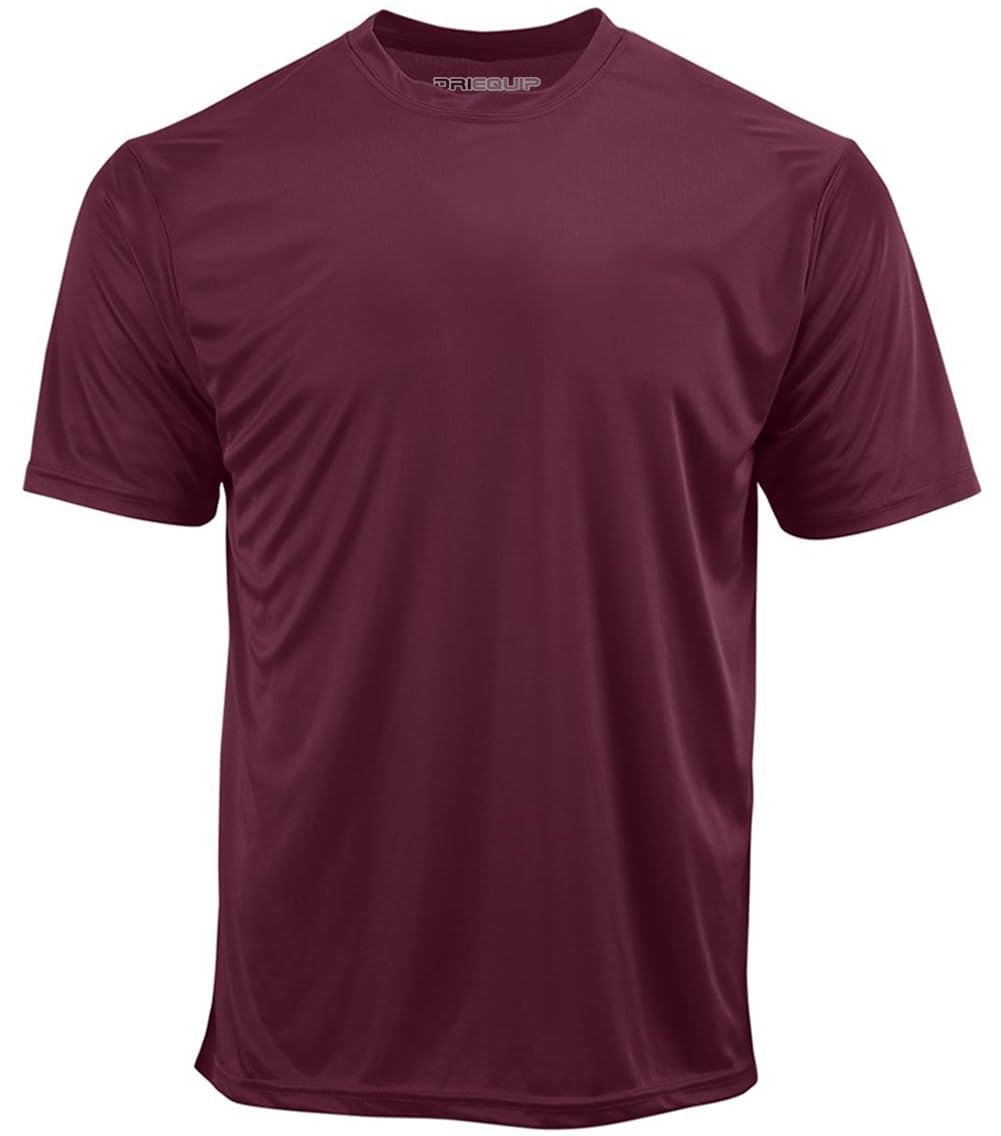 DRIEQUIP Men's Big & Tall Short Sleeve Moisture Wicking Athletic T-Shirts XS-6XL and Tall Sizes — view 28