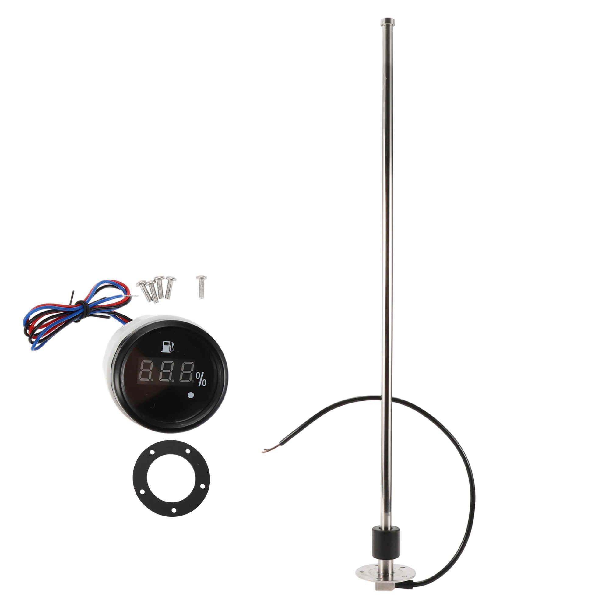 A ABSOPRO 700mm Fuel Sending Unit and Gauge Kit 27.6" for Boat Car Truck RV Fuel Sending Unit Marine Fuel Sender Unit