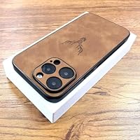 RRLブラウンレザーケース Amazon.co.jp: RNOZX iPhone13 Pro Max用 高級PUレザーケース