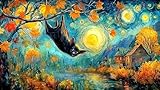 🌸【Belle œuvre d'art】 : notre collection comprend des œuvres d'art originales et des impressions uniques qui, une fois terminées, sont des œuvres d'art parfaites pour être exposées dans votre maison. Un cadeau parfait pour tout casse-tête.