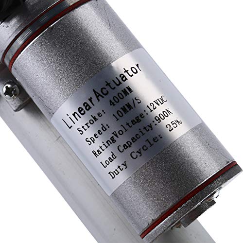 Homend Atuador Linear De Curso De 16 Polegadas Dc12V Com Suporte De Montagem 900N (225 Libras) Eleva