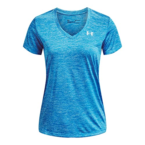 Image of Under Armour Womens Tech V-Neck Twist Short-Sleeve T-Shirt