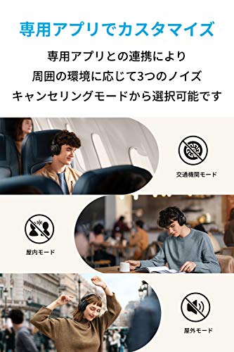 Image of Anker Soundcore Life Q30 (Bluetooth 5.0 Wireless Headphones), Active Noise Cancellation, Sound Capture Mode, NFC, Bluetooth Compatible, High Resolution Support (with AUX Connection), Up to 40 Hours