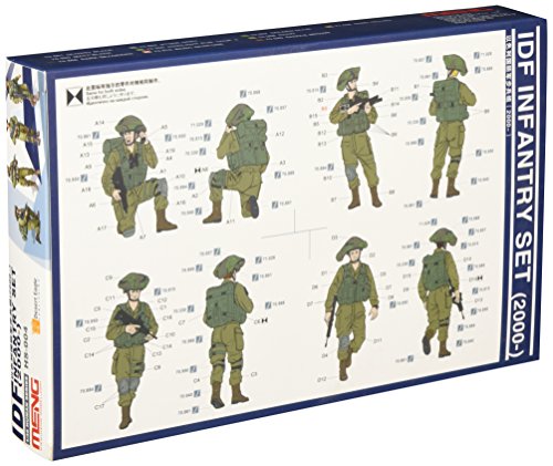 Set de Figuras IDF Infantry Modelo 1:35 MENG miniatura 2