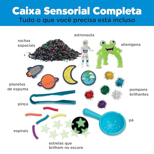 Creativity For Kids, Faber-Castell, Caixa Sensorial Espaço Sideral, Estimula o Desenvolvimento, para