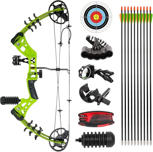 AKCHOER Compound Bow and Arrow Kit Youth Bow and Arrow Set,