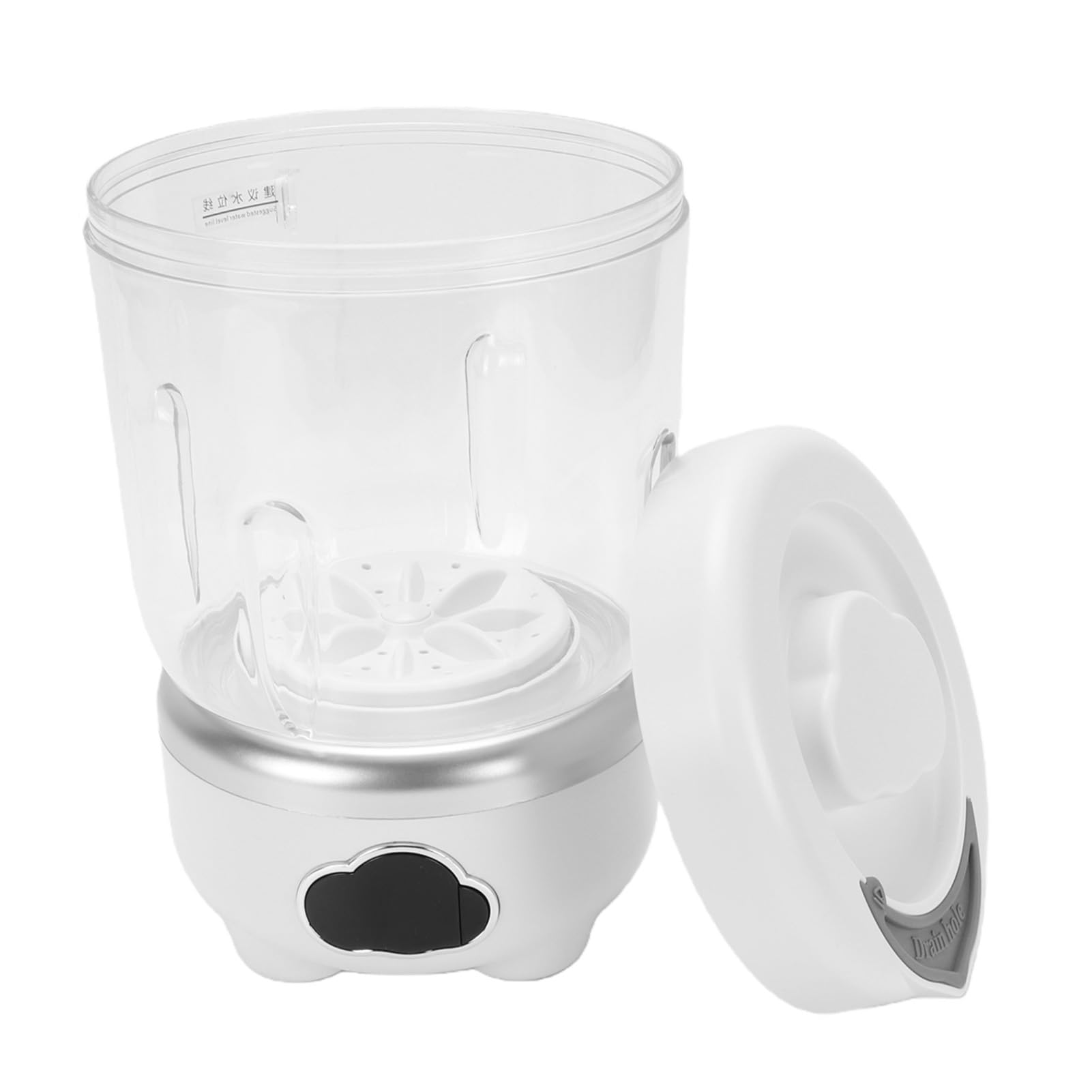 Cryfokt Mini-Waschmaschine, 1,6 L, Digitalanzeige, 3 Geschwindigkeiten