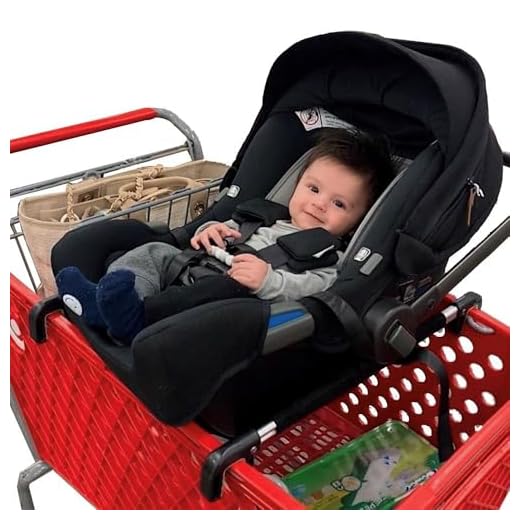 Totes Babies Shopping Cart Car Seat Carrier for Baby Newborns Infants Toddlers | Designed for Safety, Comfort, Convenience & Easy Interaction with Baby