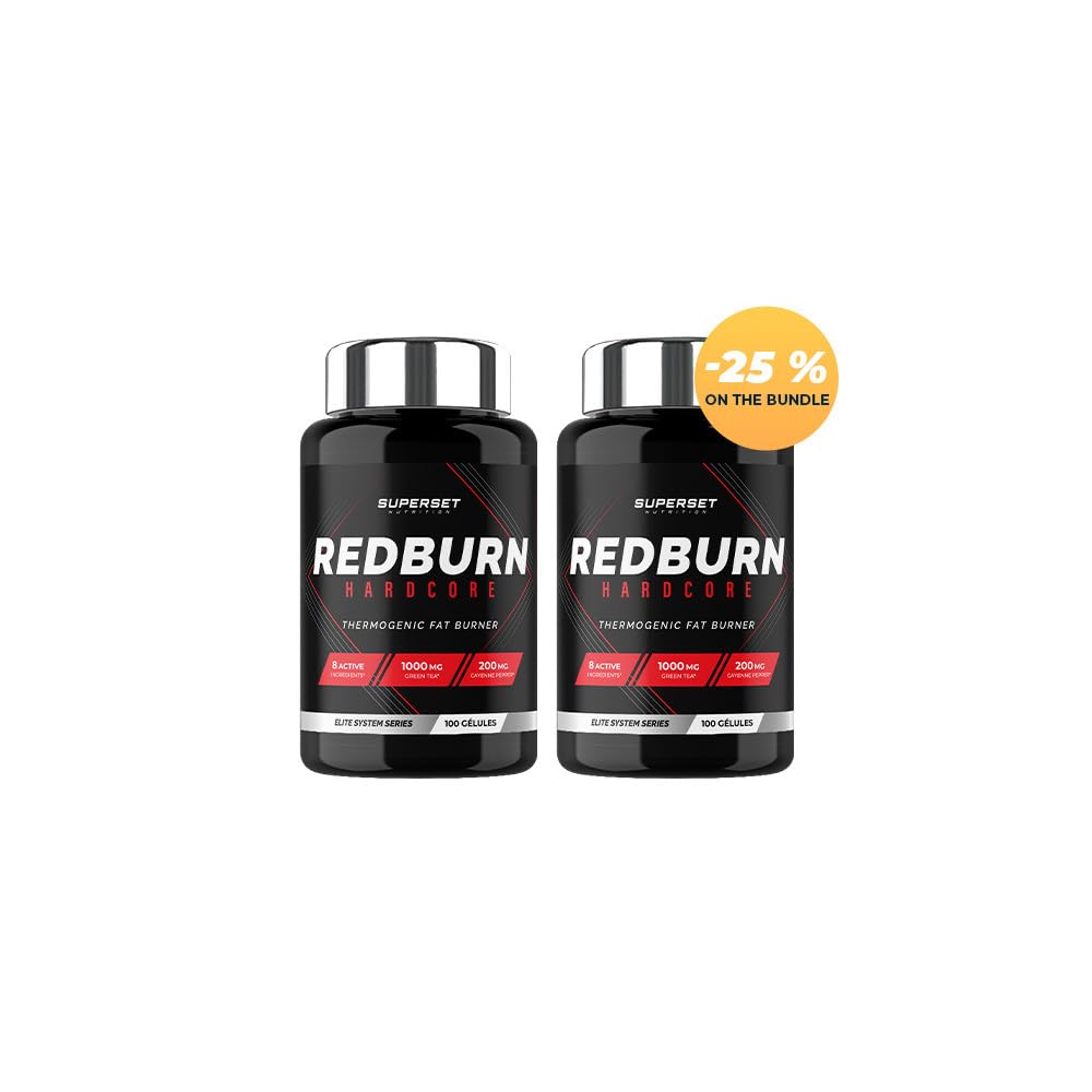 Superset Nutrition - Fettbrenner-kur – 50 Tage - Fettverbrenner - Definition und dauerhafter Verlust von Fettmasse