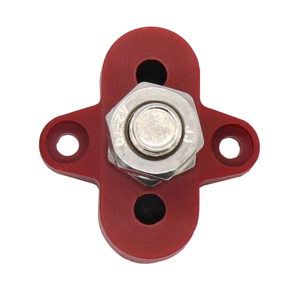 CALANDIS 3/8Inch Red Junction Block Power Post Insulated Terminal Stud for Boat Marine-image-23