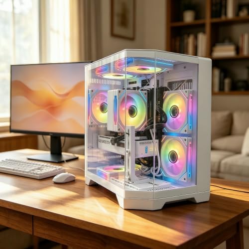 Image of LXZ Prebuilt Gaming PC Ryzen 7 8700F RTX 5060 16GB DDR5 1TB SSD