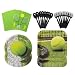 Tennis Party Supplies (113+ Pieces for 16 Guests!), Tennis Birthday, Sports Tableware and Table Decorations