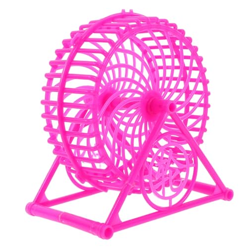 Abaodam Silent Hamster Wheel -Jamming Small Pet Running Wheel Sturdy Stand for Glass Tank