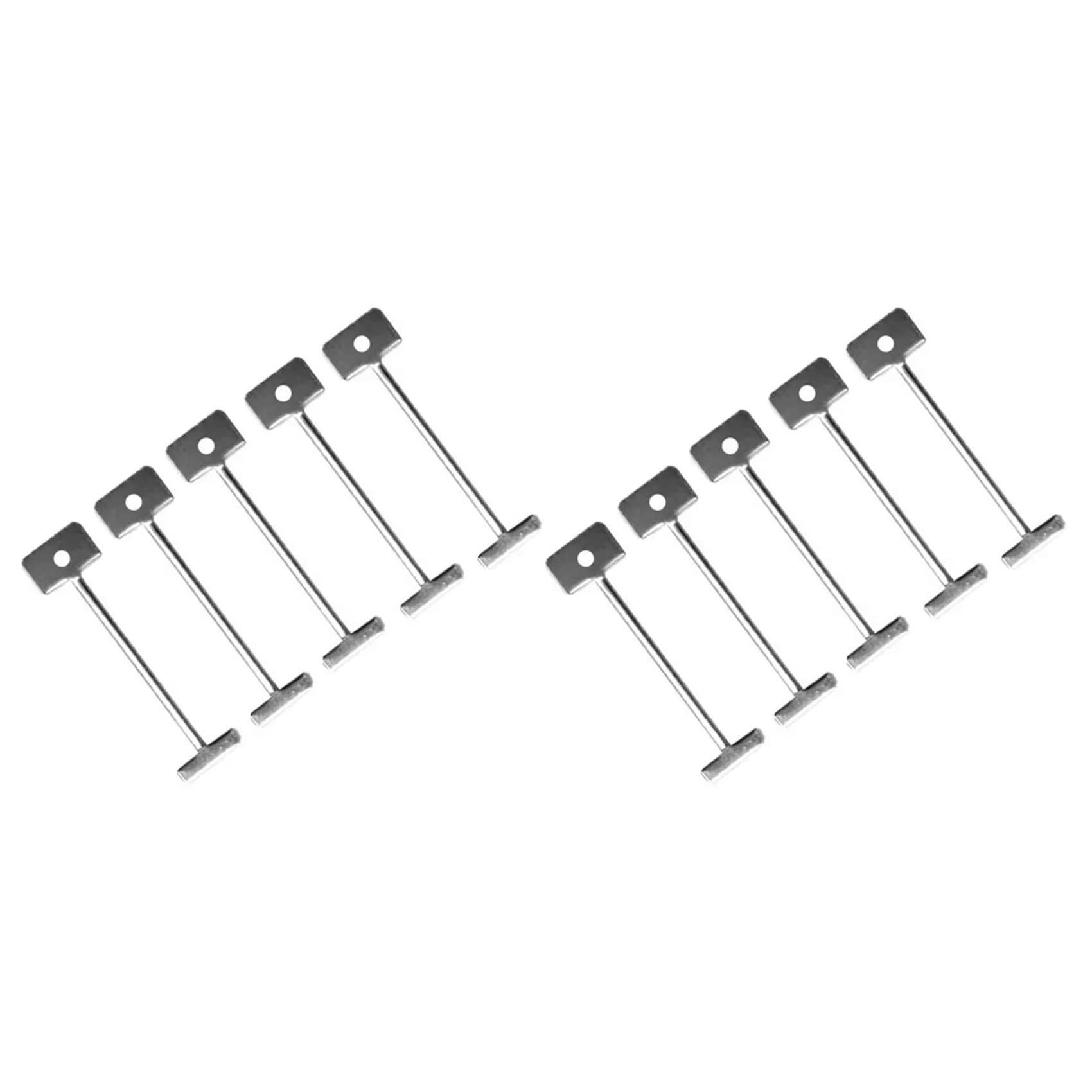 Jnchdghwa Silver 400Pcs Tile Leveling System For Tile Laying Reusable Steel Needles Flooring Replaceable Pin Tiling Construction Tools