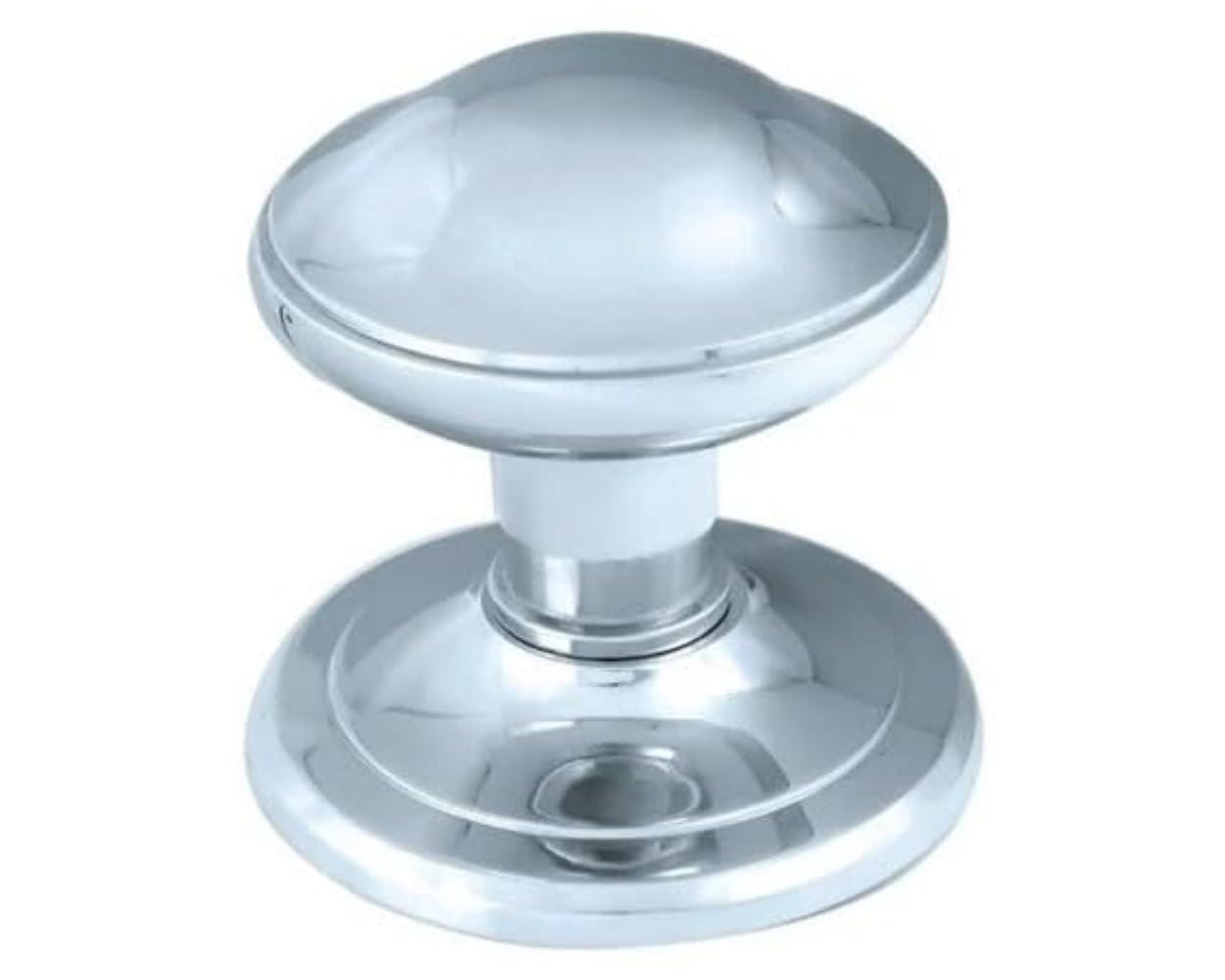 EUROART Centre Door Knob in (Multiple Finish) & Sizes 75mm, 100mm & 125mm (Polished Chrome, 75mm)