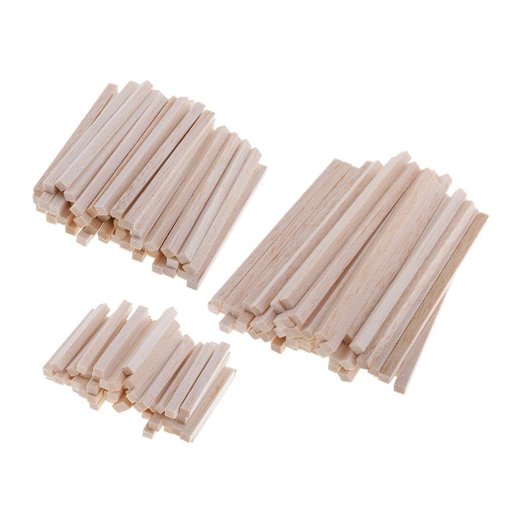 Club Bollywood®50 Pieces Square Balsa Wood Stick Unfinished Woodcraft Stick Dowel Rod 50Mm| Wooden Pieces| Wooden Pieces|Crafts|• Crafts|50 Pieces Wooden Sticks-picture-12