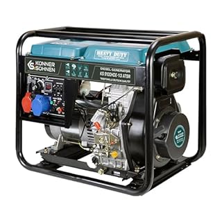 KS 9100HDE-1/3 ATSR diesel generator with VTS phase switching system, maximum power of 7500 W (400 V) / 6400 W (230 V), 1x16 A (400 V)