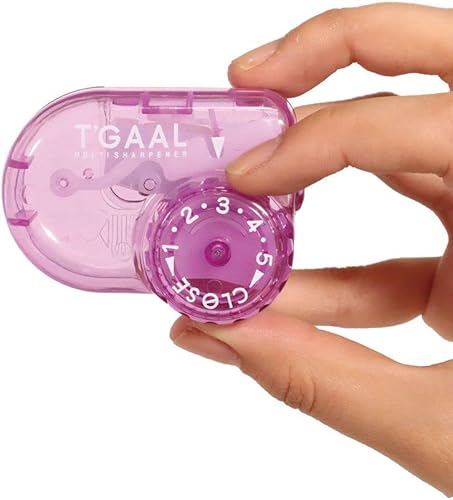 Miniatura 3 de KUTSUWA STAD T'GAAL Sacapuntas de ángulo ajustable, negro translúcido, 1 unidad (RS036BK), negro translúcido