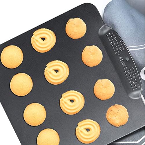 Cookie Sheets, Wokic Nonstick Thick Solid Construct For Baking, Rust Free, Easy To Clean & Dashwasher Safe (Grey-2Pcs) #TOP4