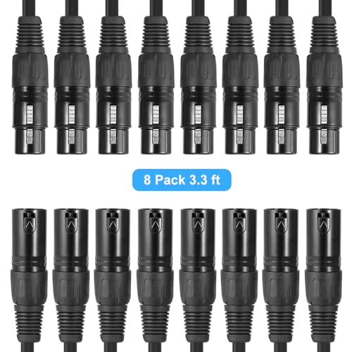 Câble XLR pour feux de tête mobile et éclairage de soirée docooler 1m - 2