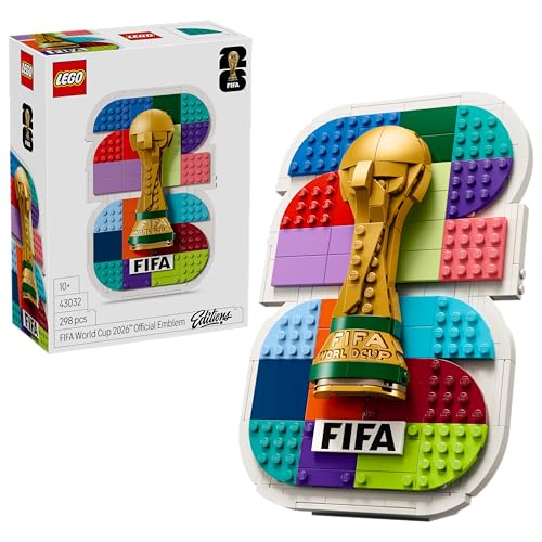 Image of LEGO Editions FIFA World Cup 2026 Official Emblem - Soccer Decor - Building Set - 43032