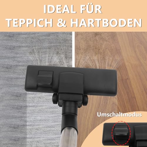 Staubsaugerdüse 32-35 mm,Staubsauger Bürste,kompatibel mit Miele, AEG, Siemens, Bosch, Kärcher etc.