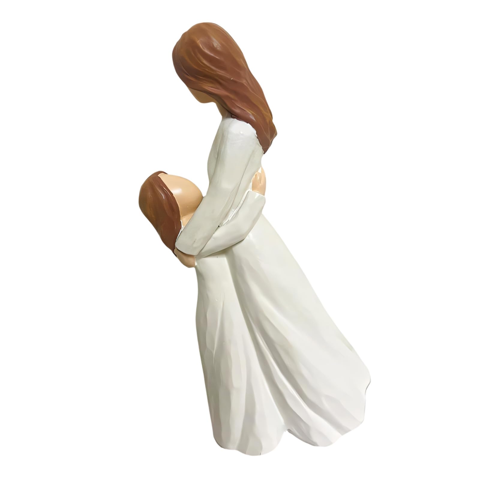 Osniyaw Women's B Mother Daughter Hug Figurines Mother Statue Resin Ornament Desktop Shelf Decoration Collectible Gift For Mom