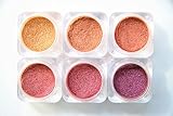 Mica Powder Pigment for Makeup - Lip Gloss Pigment Powder for Lipstick - Pigment Powder for Nails - Loose Mica Pigment Powder for Face & Body - Naked Cosmetics Naturally Nude Collection of 6