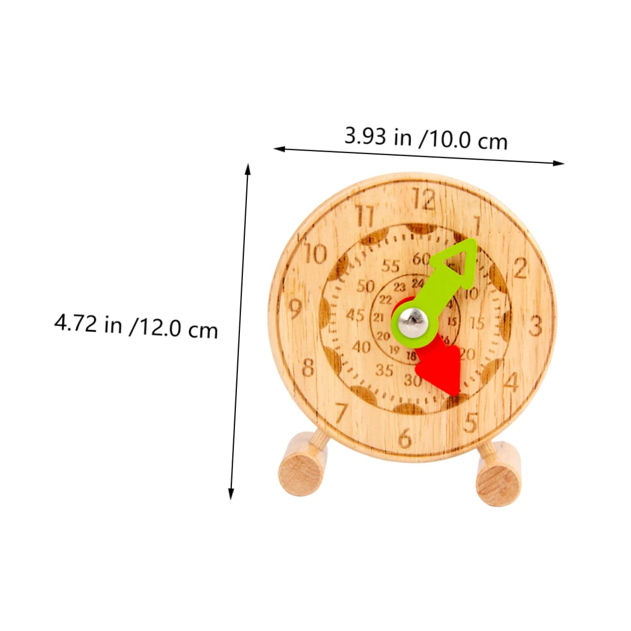 DECHOUS Enlightenment Clock for Learning Color Recognition and Fine Motor Skills Development Cognitive Plaything for Ages