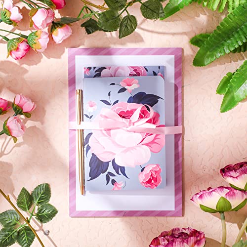 Spakon 4 Pcs Notepad Bundle with Pen Notebook Pink Stationary Set Gifts - Image 4