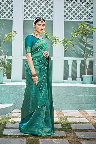 Image of Glory Sarees Women's Banarasi Silk Saree With Blouse Piece (Premium Silk107 Parent)