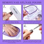 FANDAMEI Nail Soaking Bowl, Nail Soak Off Bowl, Dip Powder Remover Tools, Nail Remover Bowl, Manicure Bowls Nail Soaking, Cuticle Kit - Image 5