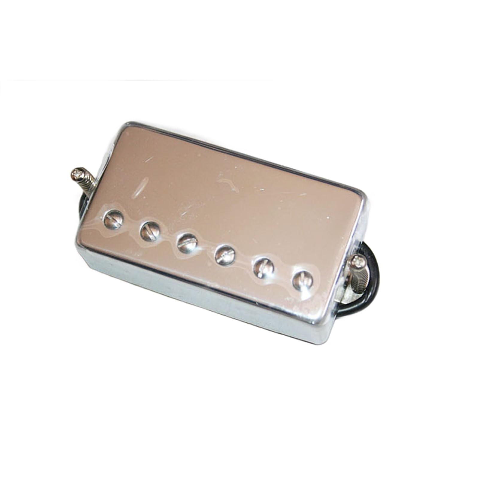 Pastilla De Guitarra Eléctrica Profesional Pastilla De Puente Para Guitarra Eléctrica | Pastilla de guitarra eléctrica con carcasa de metal plateado, pastilla de un solo tono conmutable