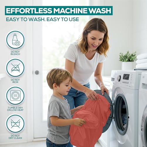 Image of Utopia Bedding Premium 100% Waterproof Pillow Protectors with Zipper Standard Size (Set of 2), Bed Bug and Dust Mite Proof Zippered Pillow Covers, Pillow Encasement Cases, Coral