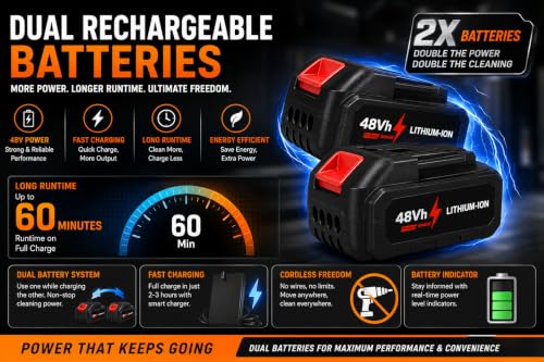 Image of Cordless Car Washer High Pressure Gun - Car Washing 48V Rechargeable Electric Pressure Washer Gun Bike, Car Washing Pump, Portable Car Washer