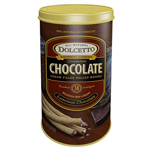 DOLCETTO Chocolate Wafer Rolls, 12 OZ