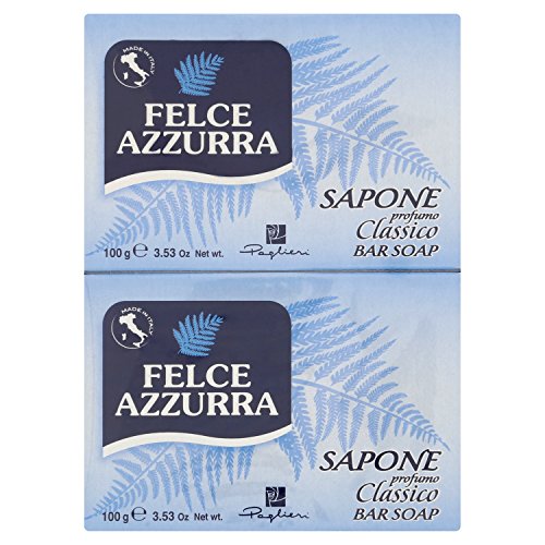 Felce Azzurra:"Sapone Classico" Classic Bar Soap 2 x 100g, 3.5oz [ Italian Import ]