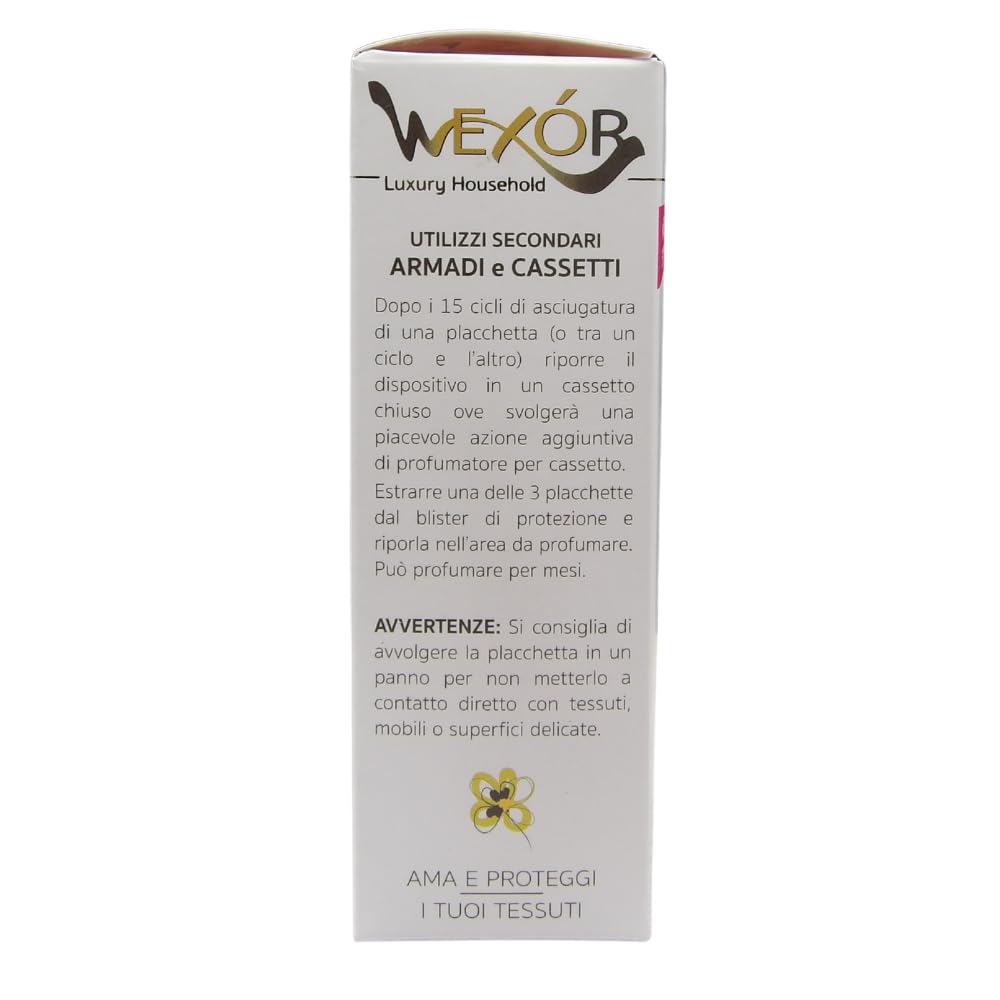 Confezione da 3 Placchette Asciugatrice Profumanti, Ylang Ylang, Cashmere e Legno di Patchouli (2 Confezioni)
