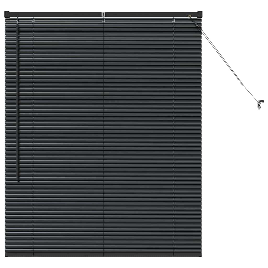 vidaXL Venetian Blinds Black 130 x 100 cm Aluminium