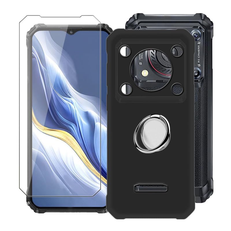 Ikiiqii Coque pour Oukitel WP36 (6.52) + 2 Pack HD Verre Trempé, Phone