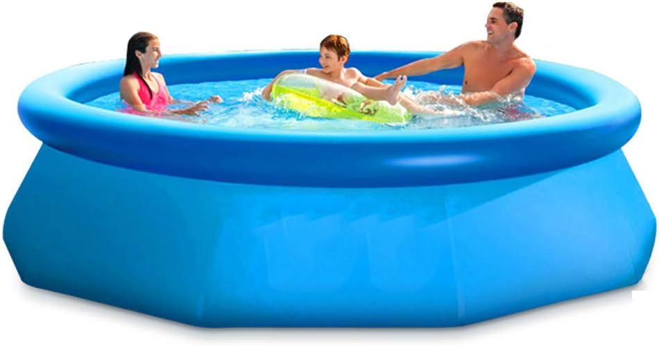 Family Inflatable Pool for Babies, Toddlers and Kids,Baby Splash Pad and Play Mat for Outdoor Fun,Best for Cooling Children in a Hot Summer,Perfect for Games, Backyard Activity, or a Party,Blue