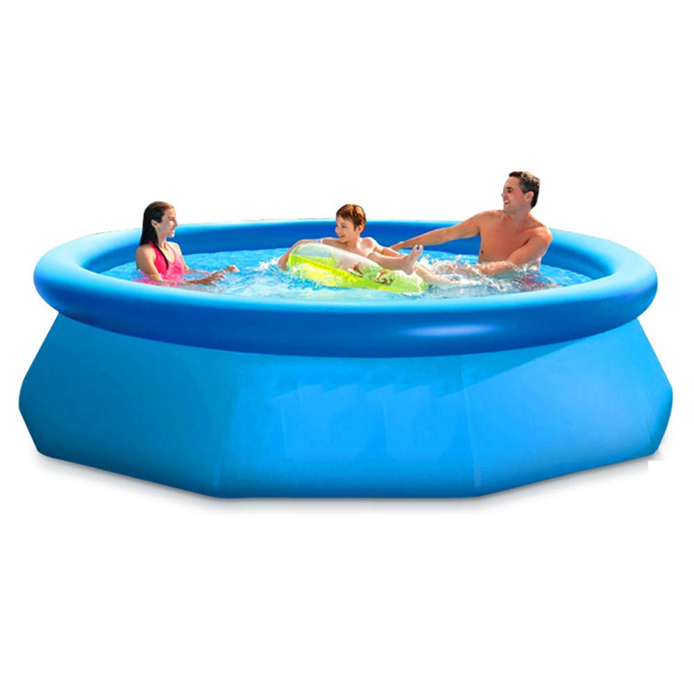 Family Inflatable Pool for Babies, Toddlers and Kids,Baby Splash Pad and Play Mat for Outdoor Fun,Best for Cooling Children in a Hot Summer,Perfect for Games, Backyard Activity, or a Party,Blue