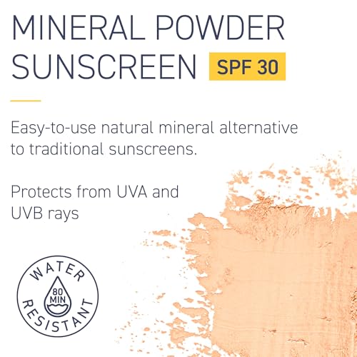 Image of Brush On Block New Formula SPF 30 Mineral Powder Sunscreen, Touch of Tan, Refillable, Broad Spectrum, Water Resistant Face Protection, For All Skin Types, Subtle Hint of Color, Reef Friendly