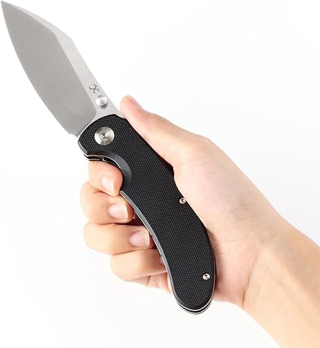 Miniatura 7 de KANSEPT Nesstreet - Cuchillos plegables de bolsillo para hombres EDC cuchillo plegable de 3.58 pulgadas 60.6 in, cuchillo plegable de bolsillo de