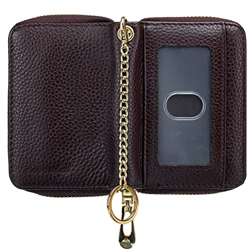 Image of imeetu Rfid Credit Card Holder,Genuine Leather Businese Card Case,Rfid Blocking Wallet for Women & Men