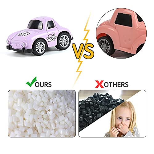 image for HONGTUO Car Toy Set, 8 Die-Cast car Activity Dinosaur Toy Model with A